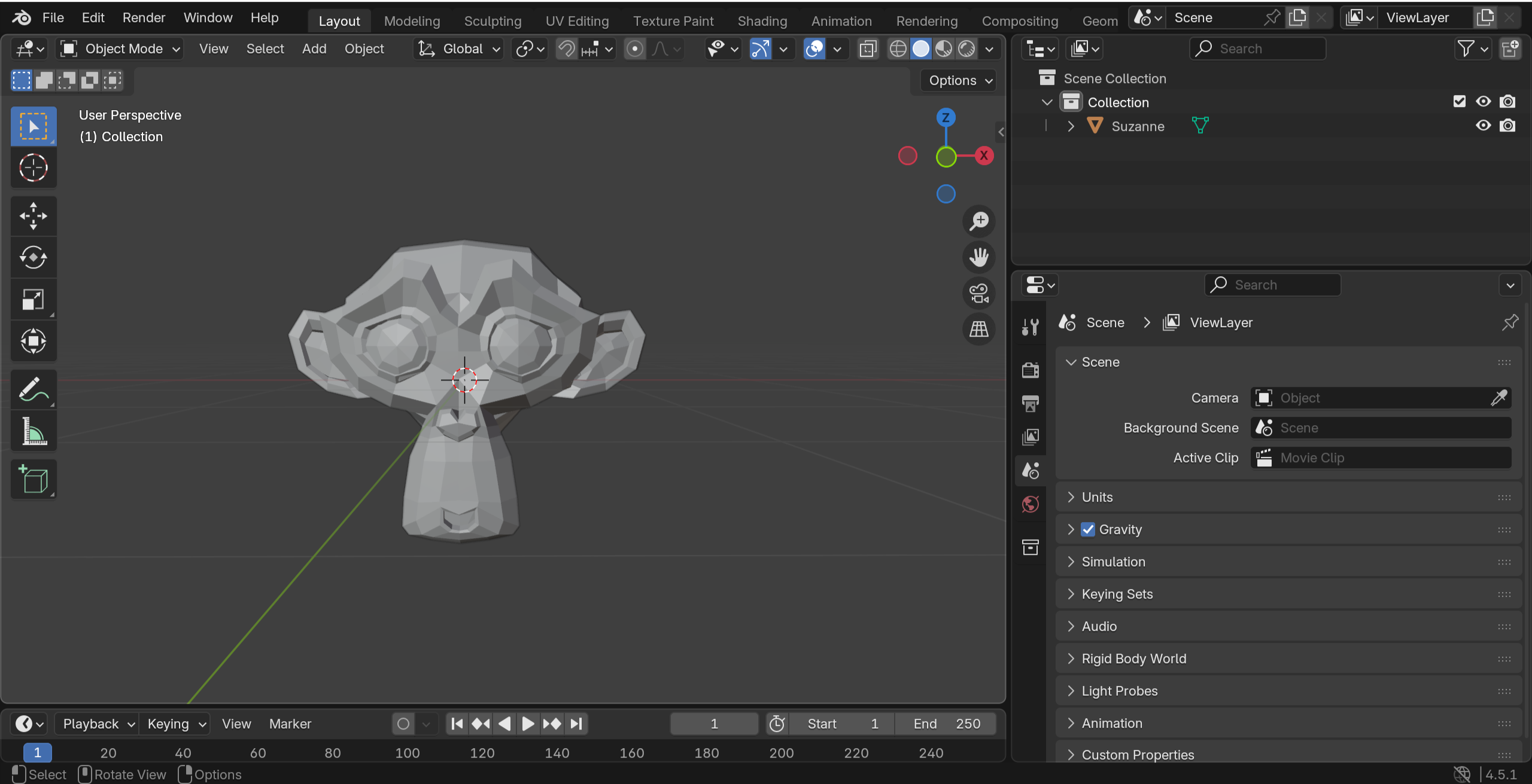 Step 1: create a new Blender scene