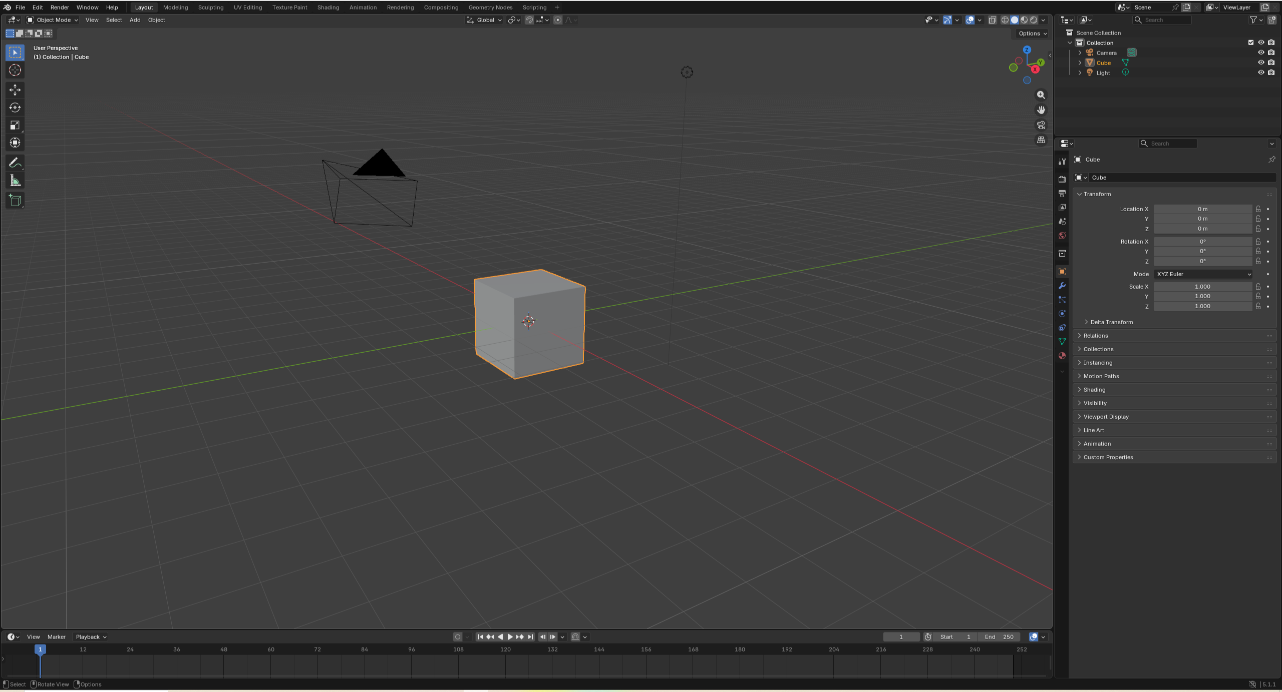 Blender 3D Viewport interface for beginners