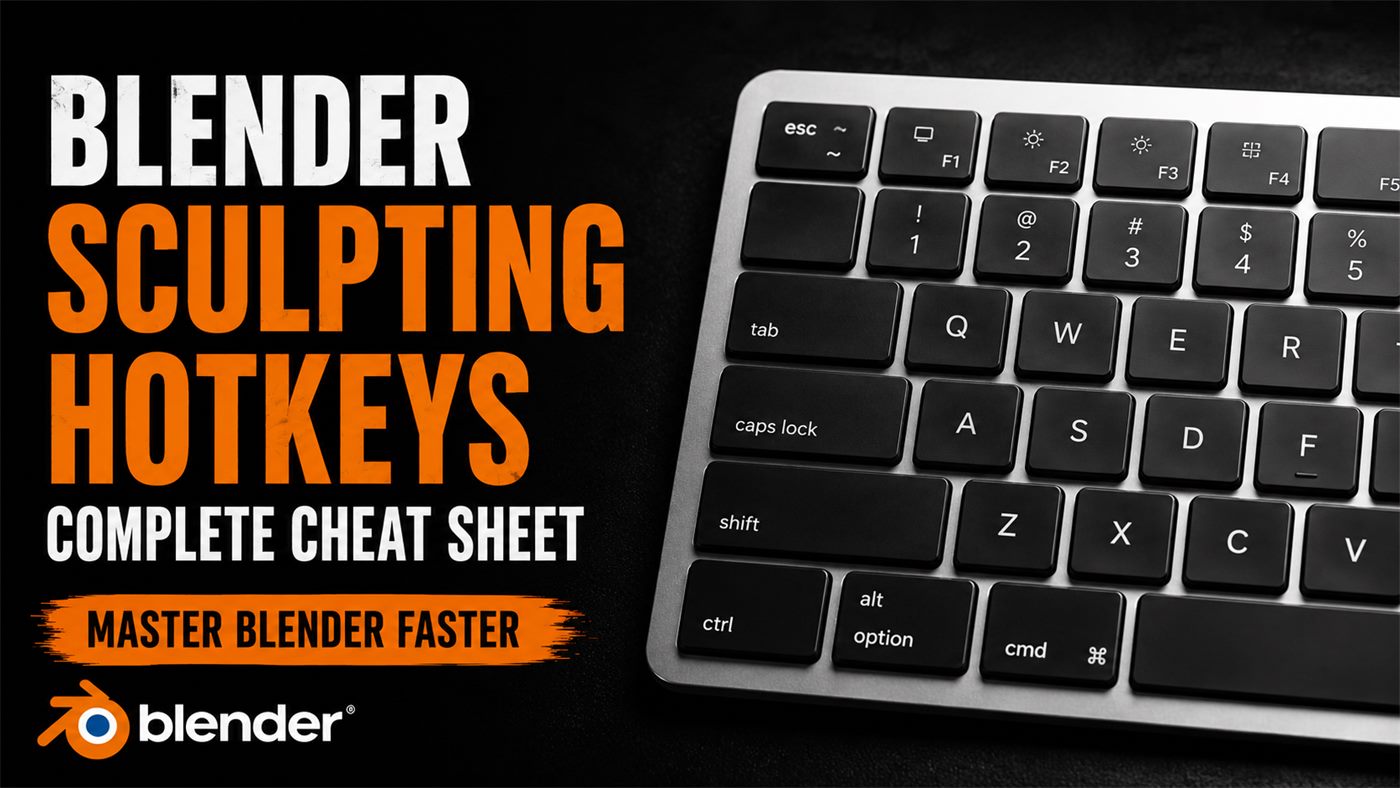 Blender sculpting hotkeys