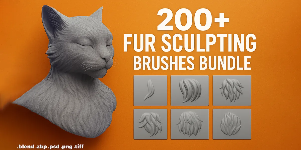 Fur sculpting brushes