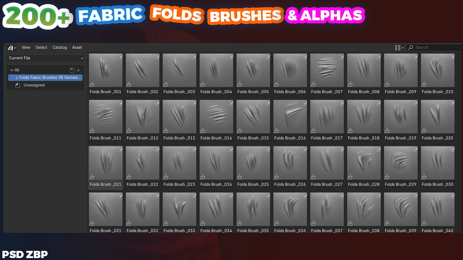 Fabric alpha detail for cloth surface breakup.