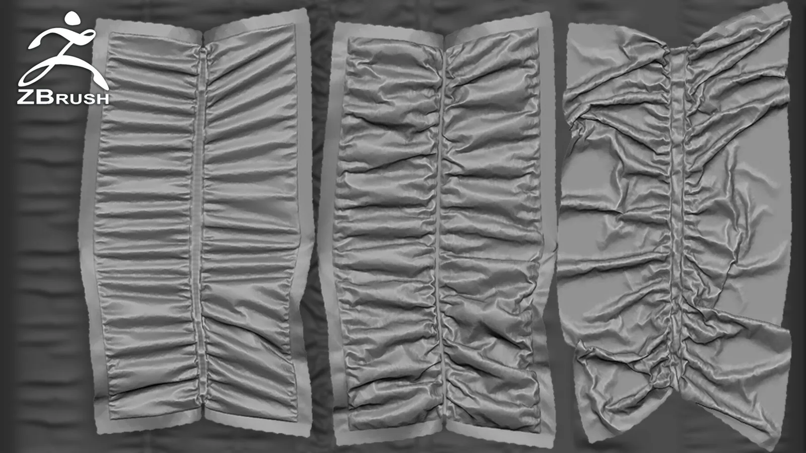 ZBrush Seams Brushes Vol.2 (Alphas PSD + OBJ) preview 3