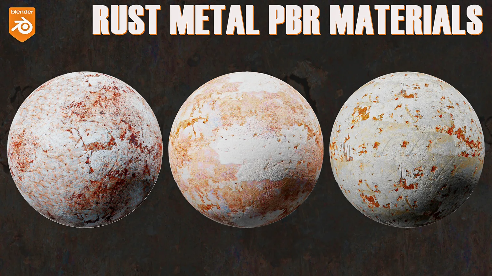 30 Rusty Metal Blender Materials (Cycles, Eevee) preview 1