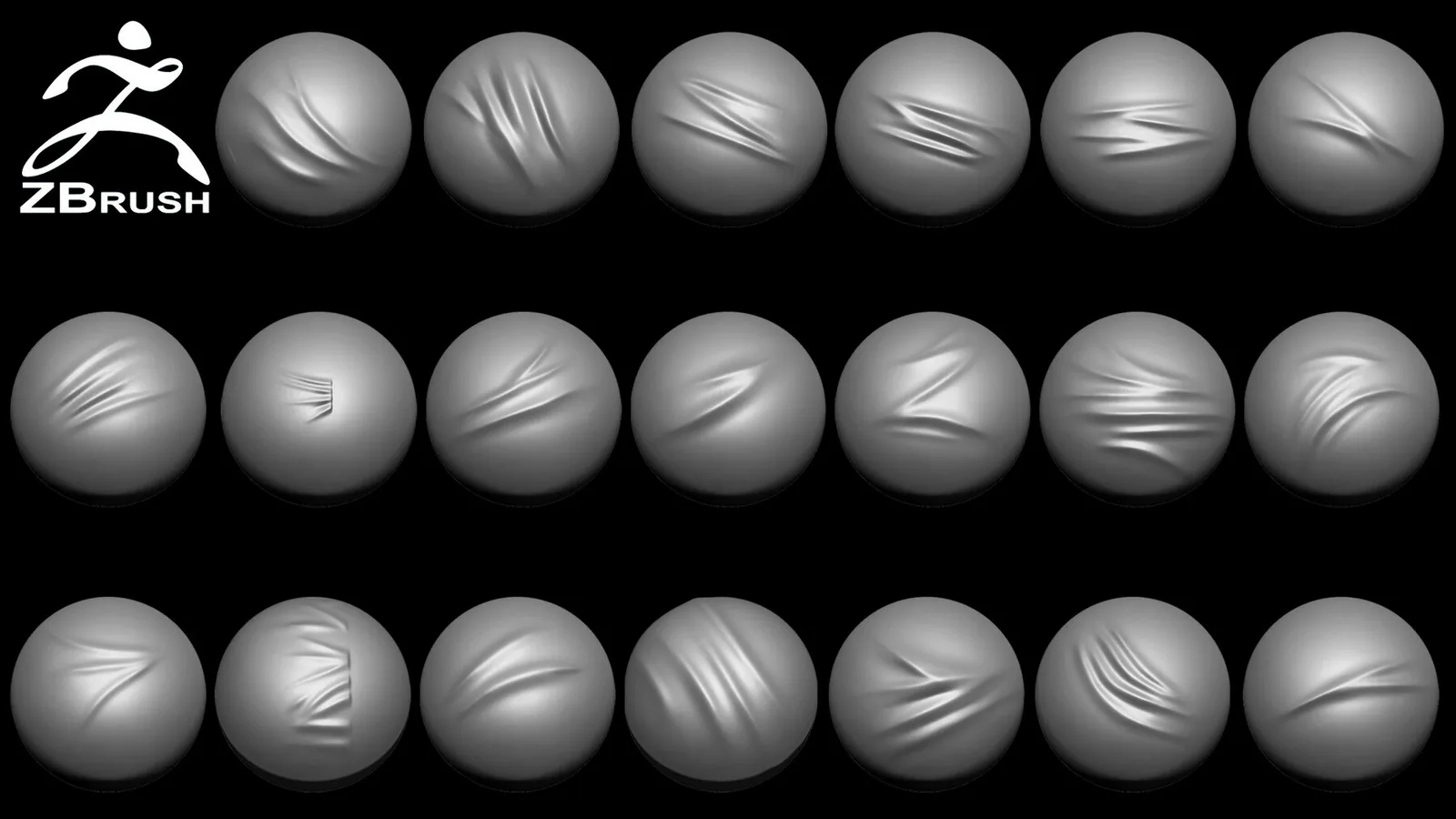 20 Folds VDM Brush for ZBrush Vol.2 preview 1