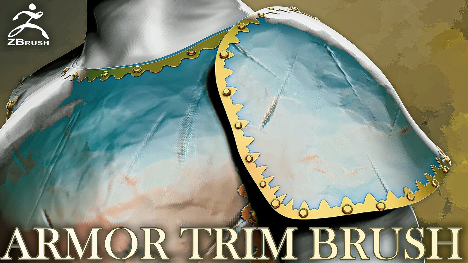 Armor Trim Brush for ZBrush preview