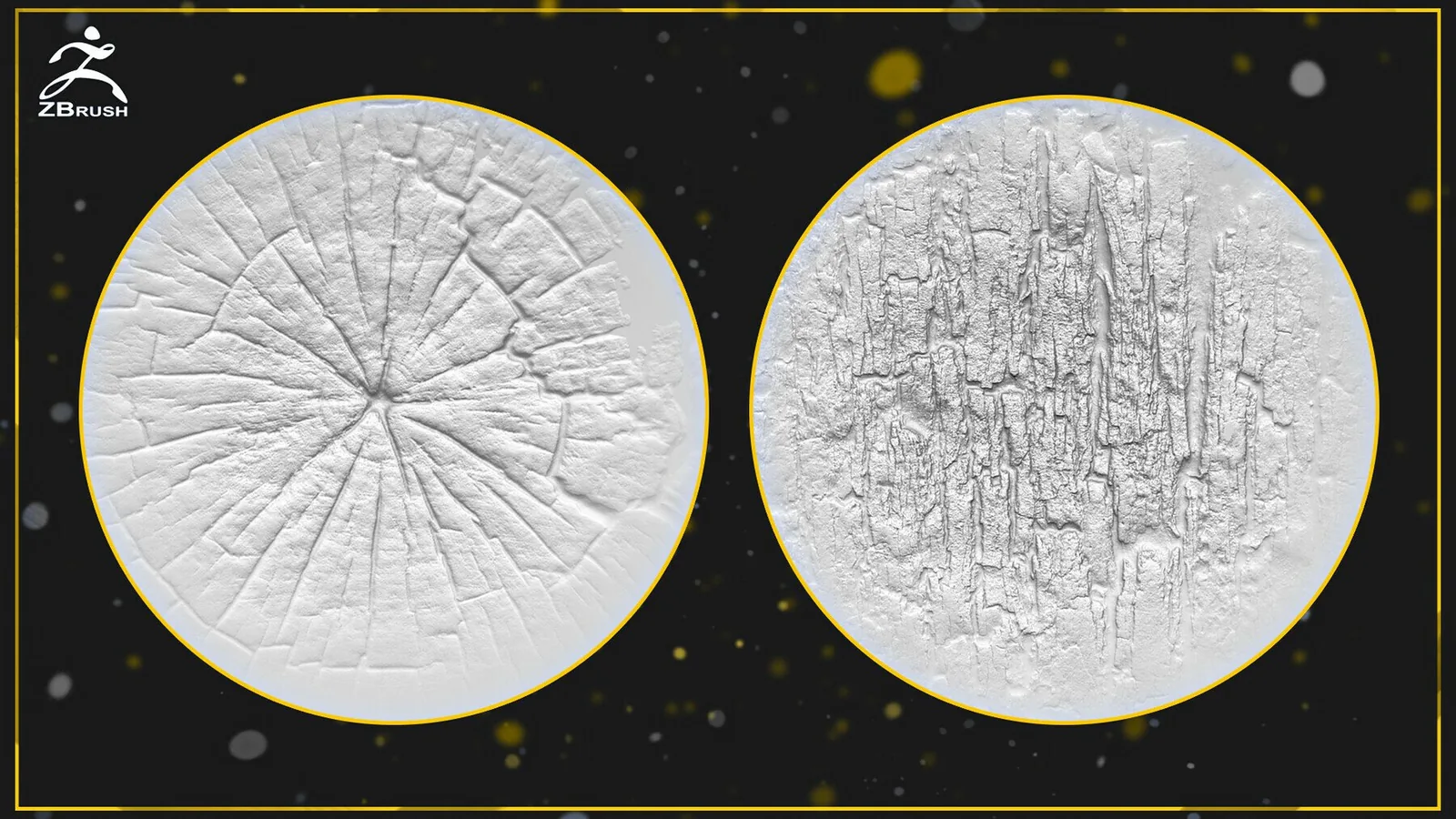 Bark & Wood Brush for ZBrush preview 2