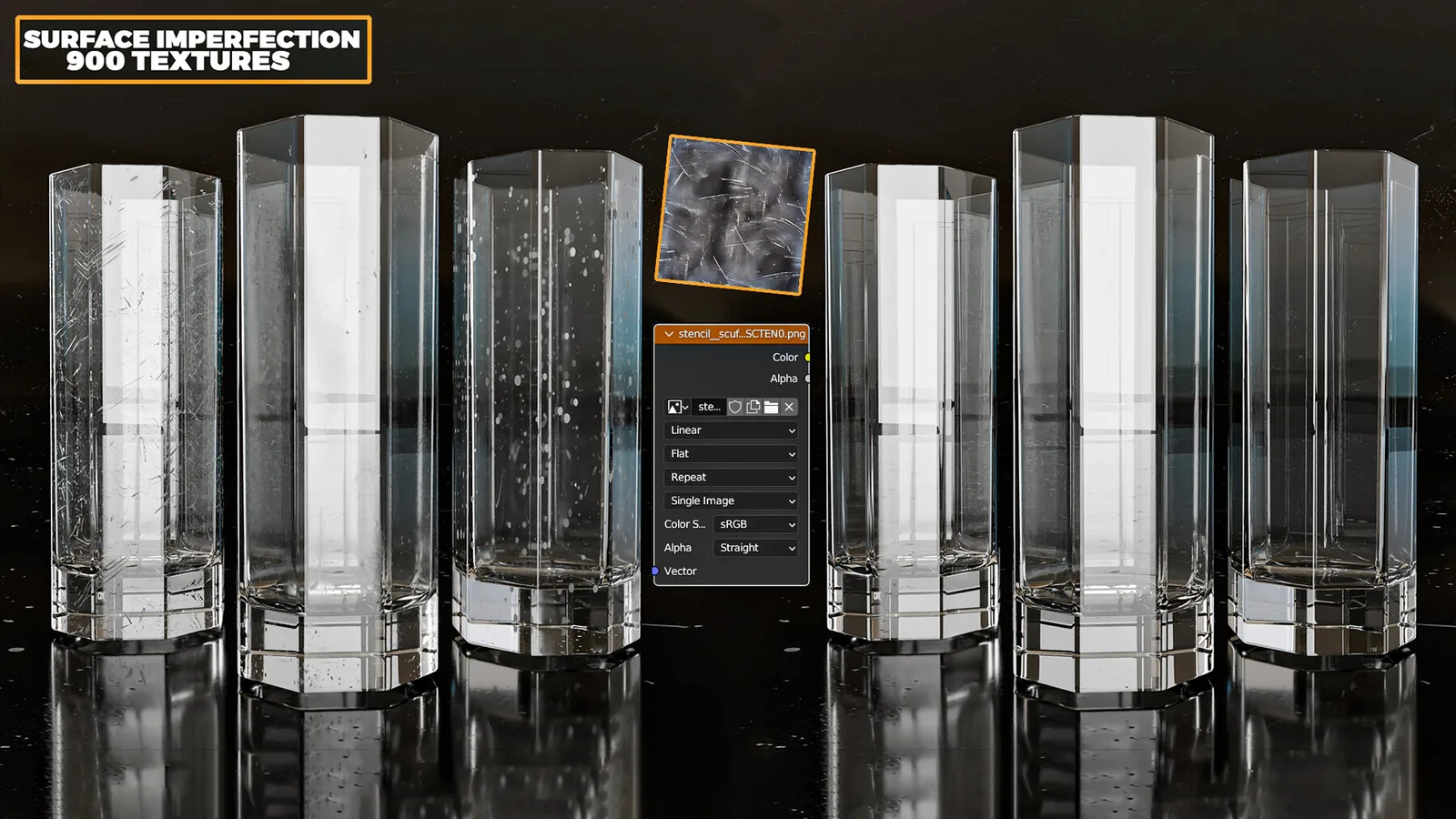 Surface Stencil Imperfection. Grunge, Scratches, Drops and more. preview 1