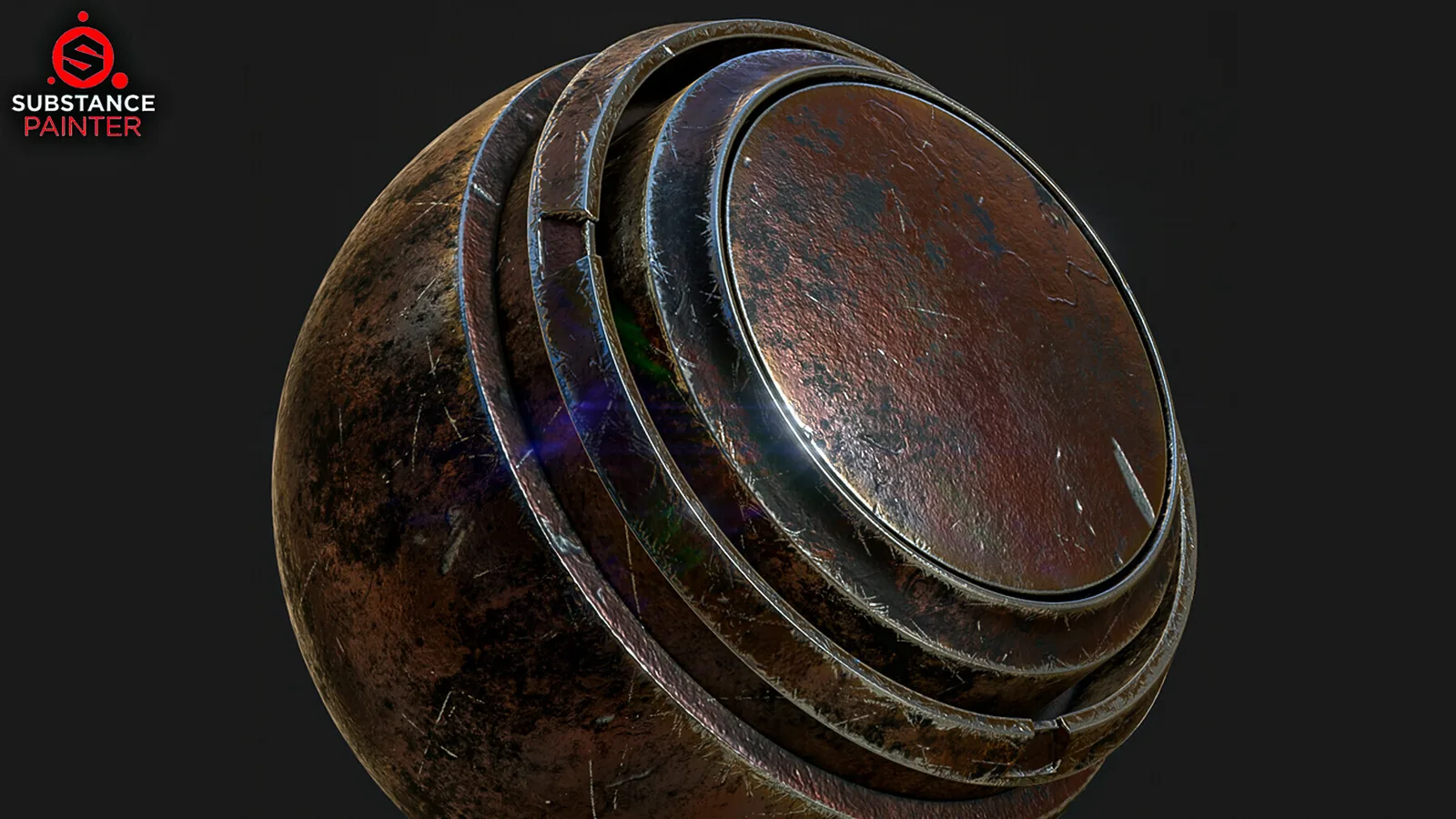 Metal Armor Smart Materials (Substance Painter + Textures) preview 3