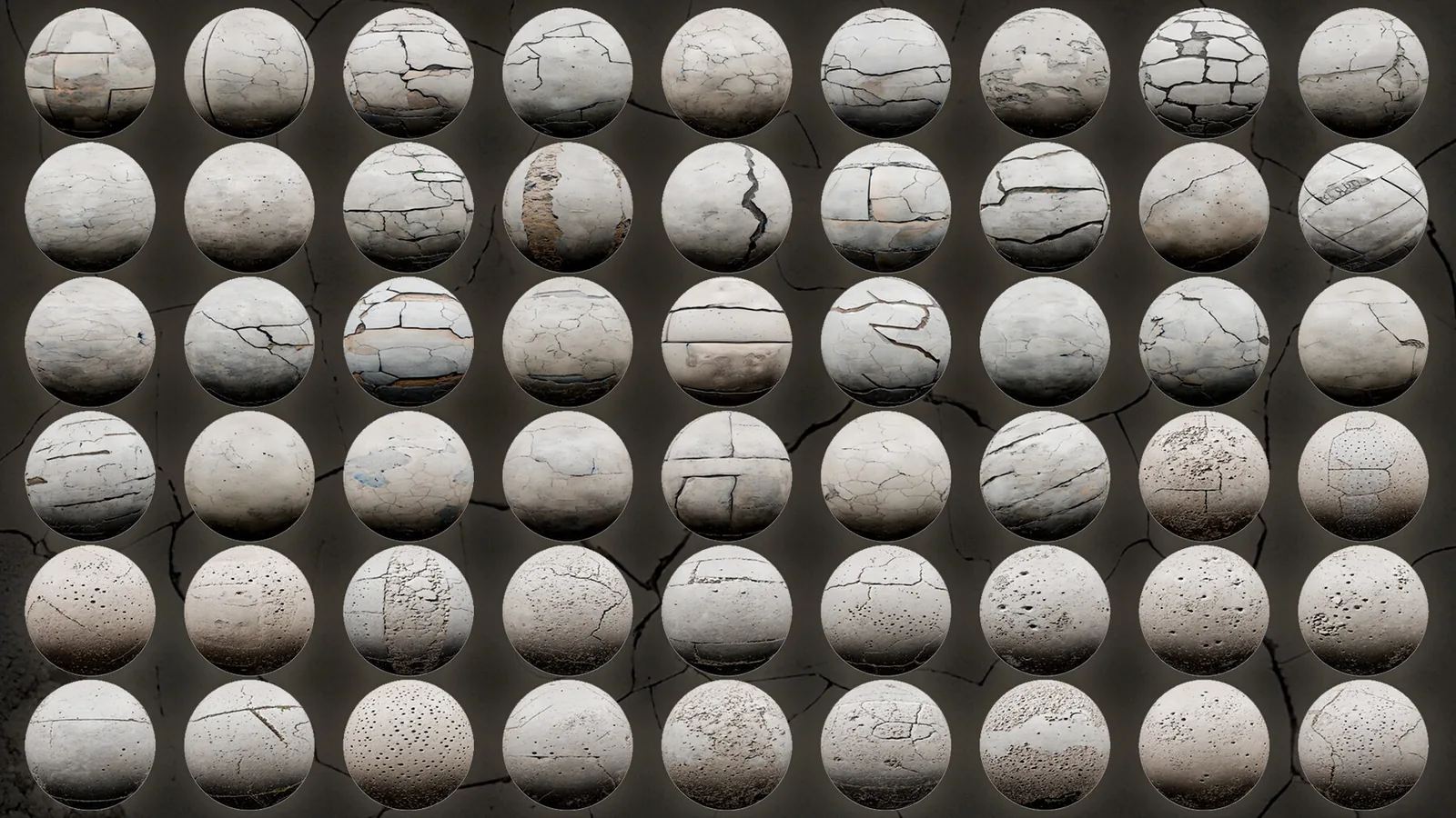 Seamless Concrete Materials & Pbr Texture Library For Blender preview 1