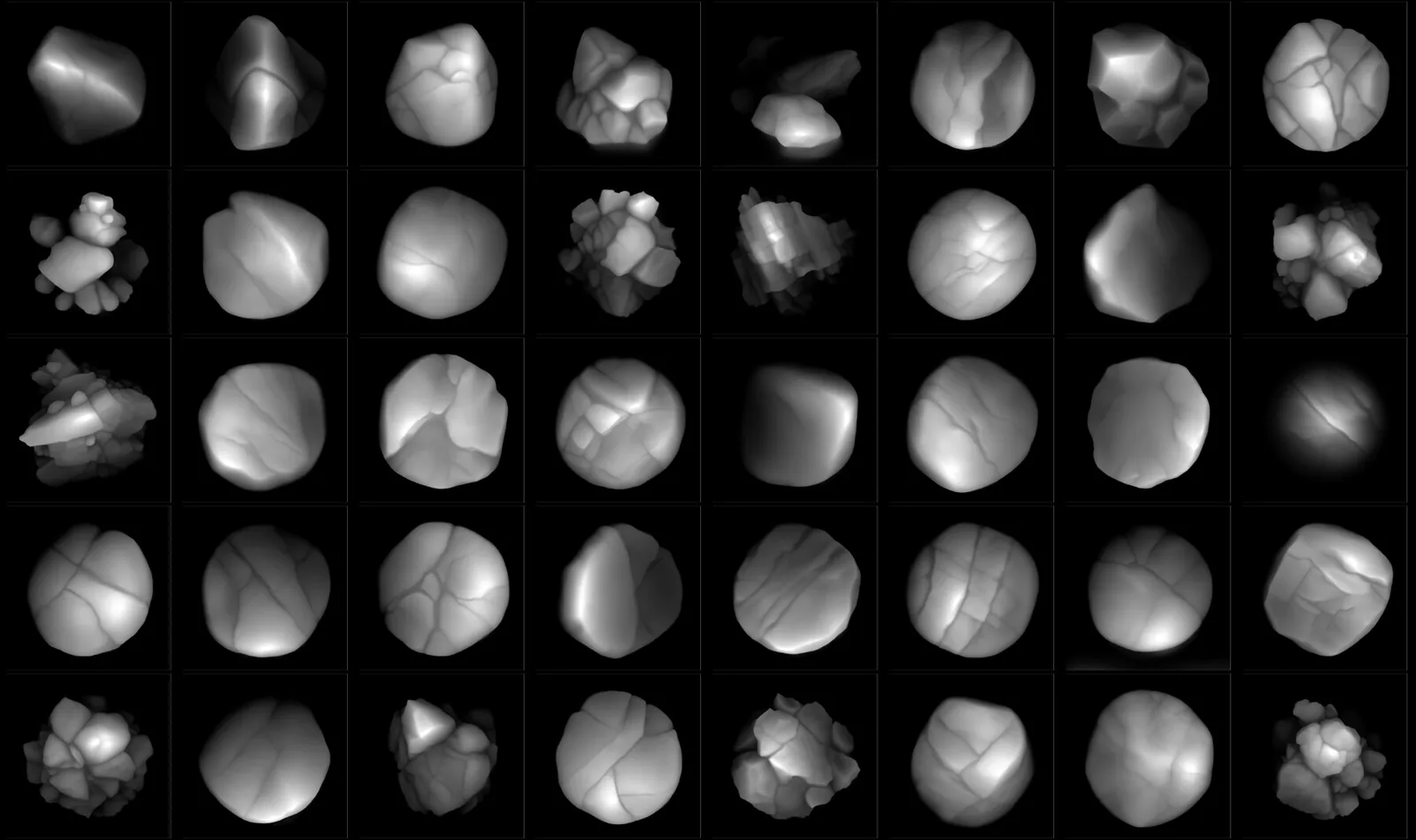 Stones and Rocks Alphas (Displacement Maps) for ZBrush, Blender, Substance Painter preview 3