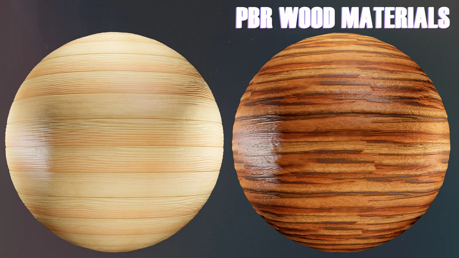 PBR Wood Materials For Blender (Cycles, Eevee) preview 1