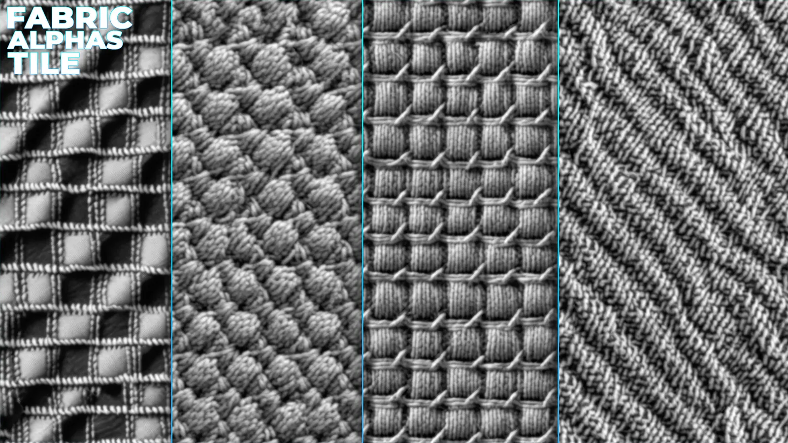 Fabric Displacement Map (Alphas) for ZBrush, Blender vol. preview 2