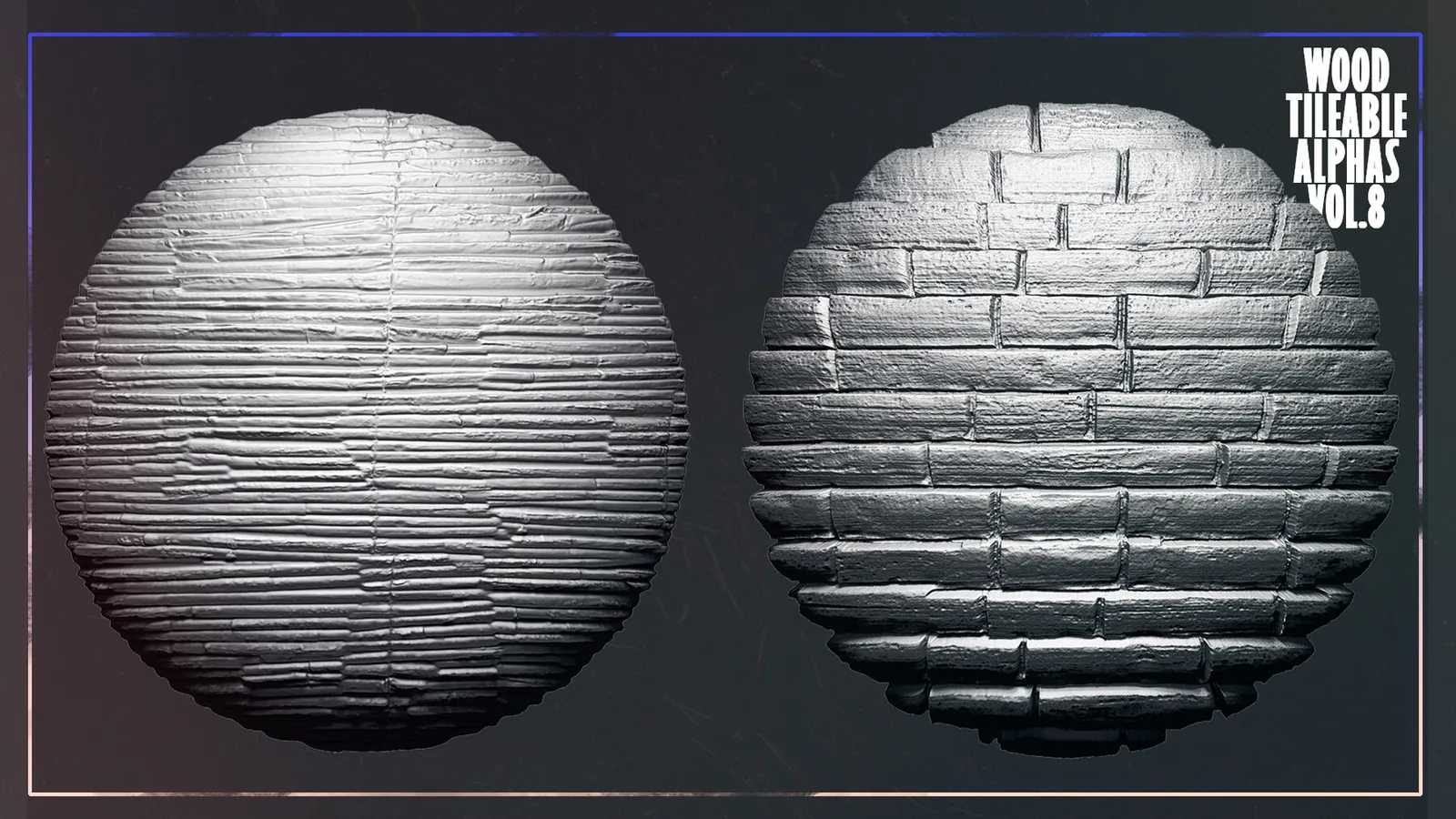 Wood Tileable Alphas Vol.8 (ZBrush, Substance) preview 2