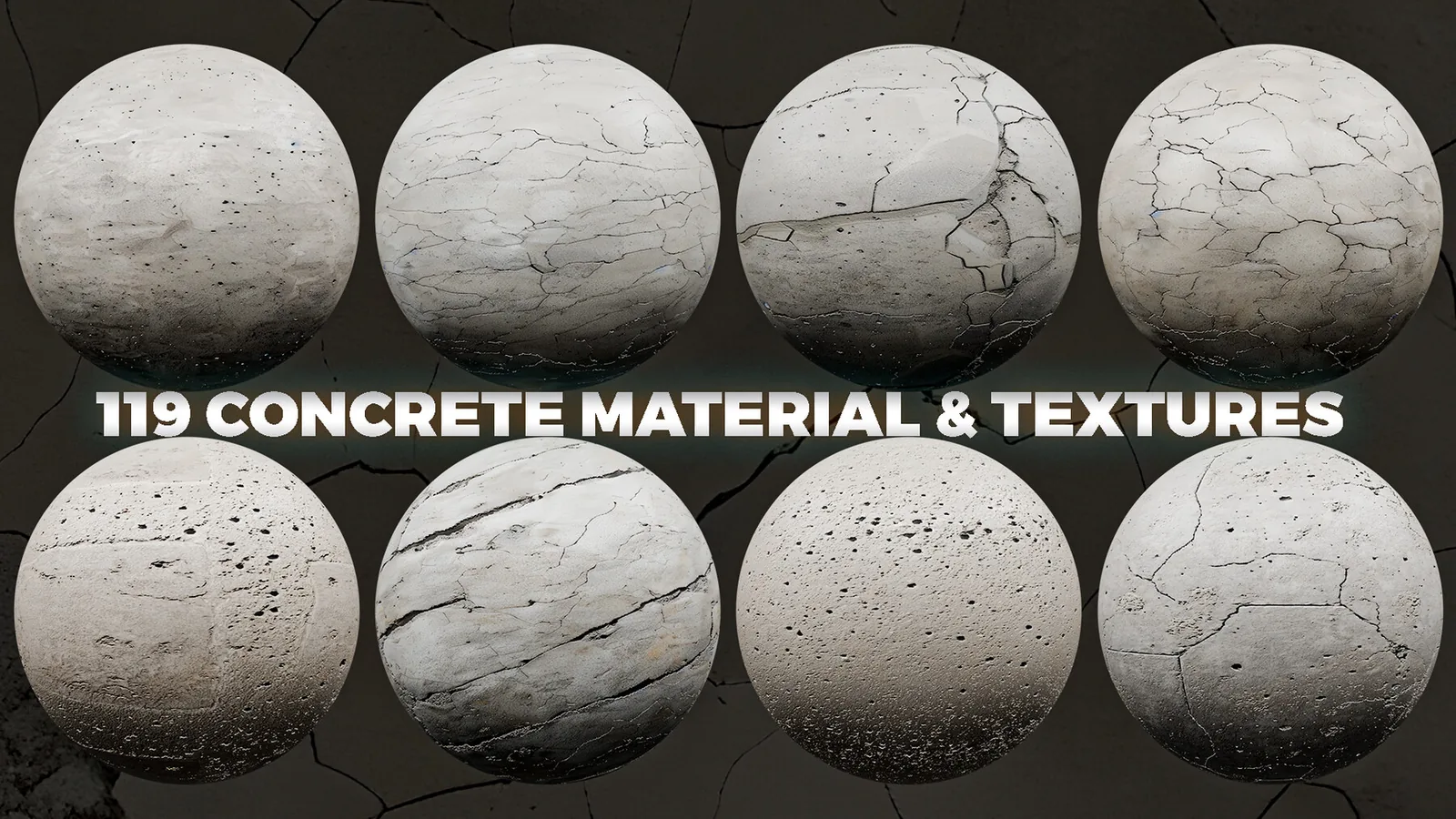 Seamless Concrete Materials & Pbr Texture Library For Blender preview
