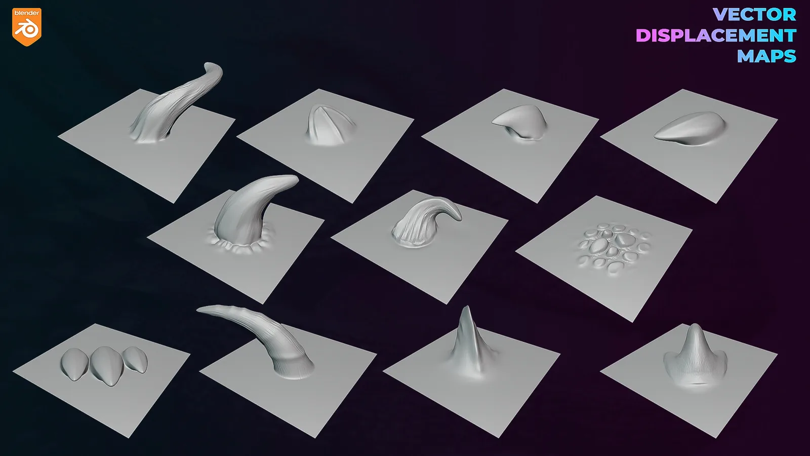 Blender VDM Dragon Brushes preview 3