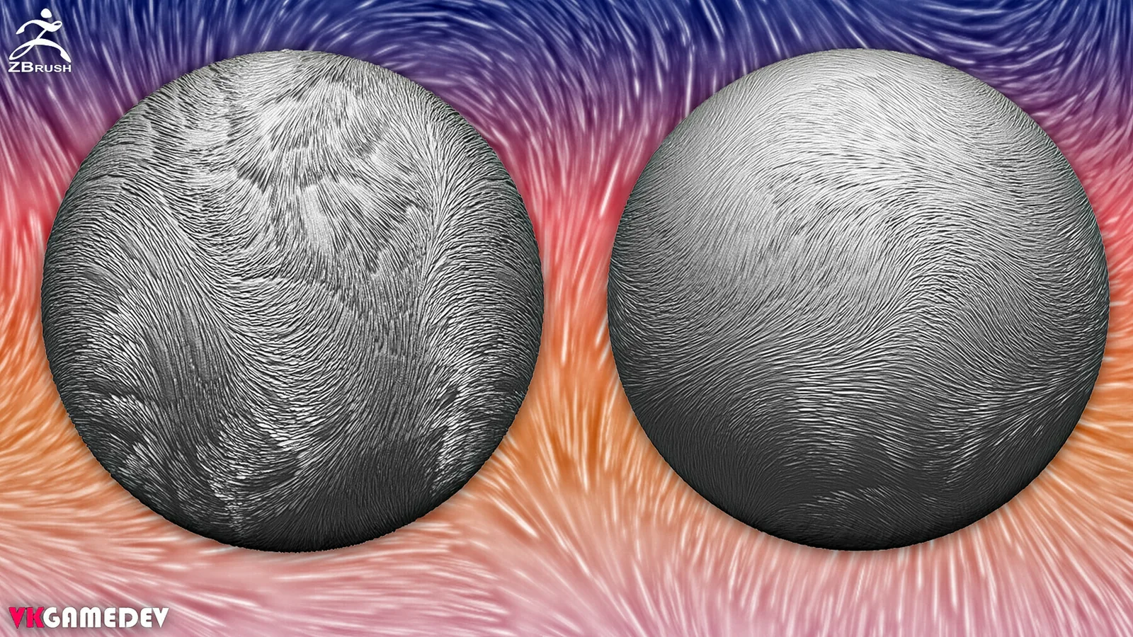 15 Fur Alphas for ZBrush (Tileable) preview 1