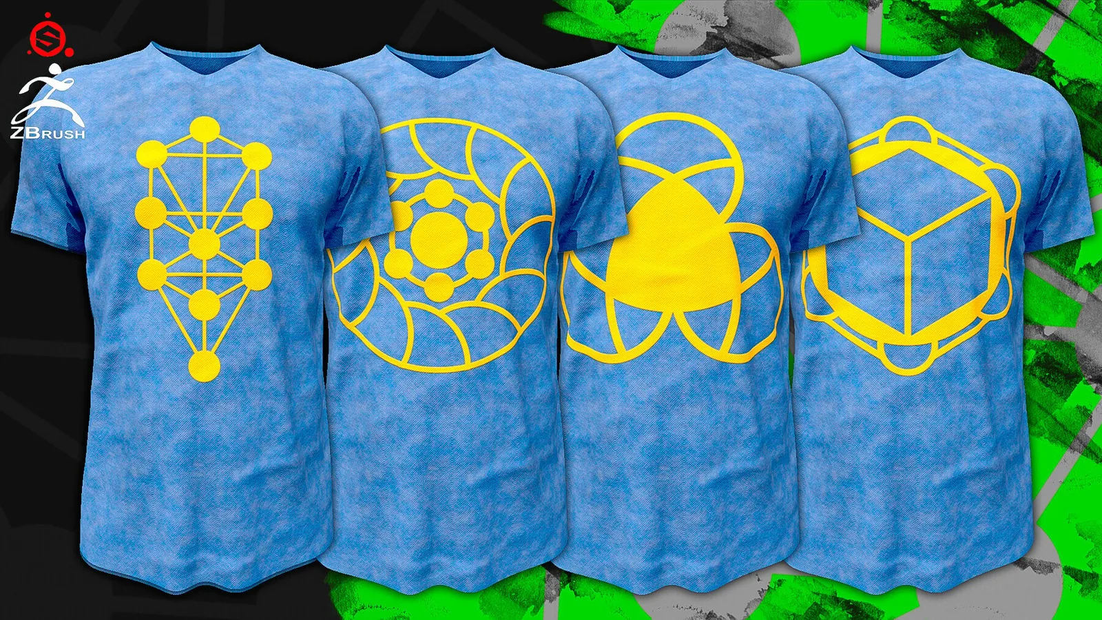 Sci-Fi Alphas and Patterns (4K) for Substance, ZBrush preview 3