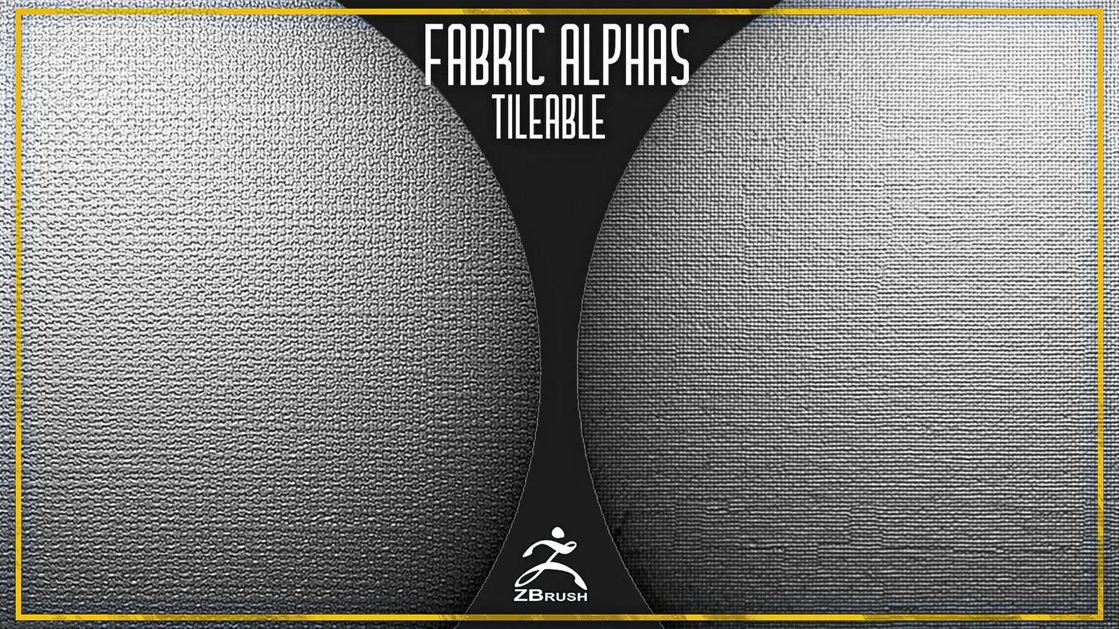 14 Fabric Tileable Alphas Vol.8 (ZBrush, Substance, 2K)