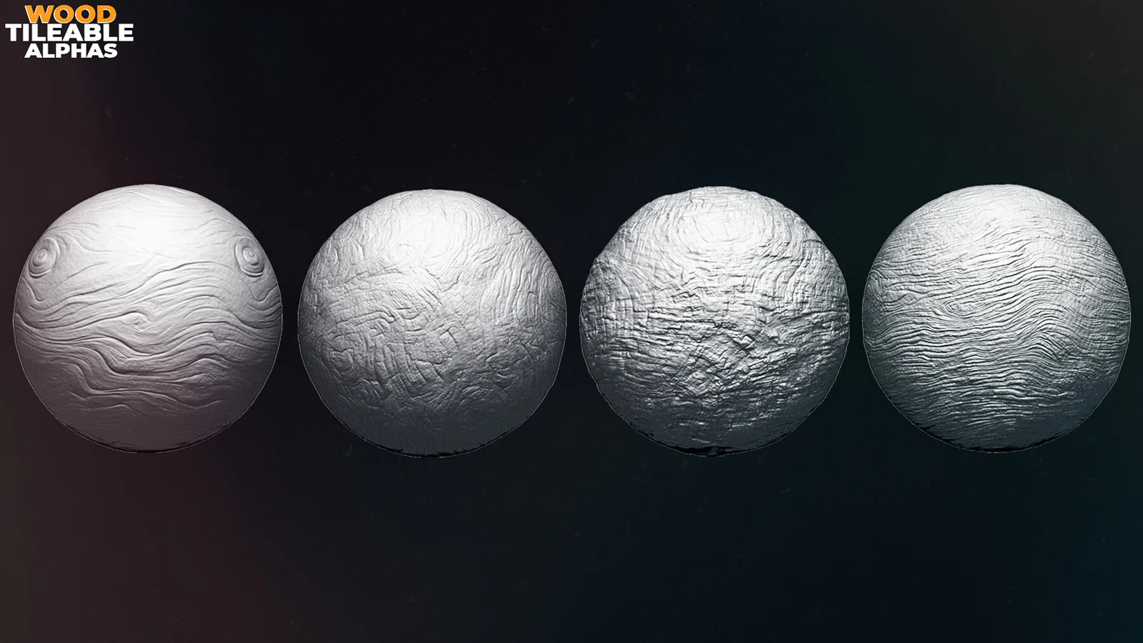 40 Wood Tileable Alphas Vol.8 (ZBrush, Substance) preview 3