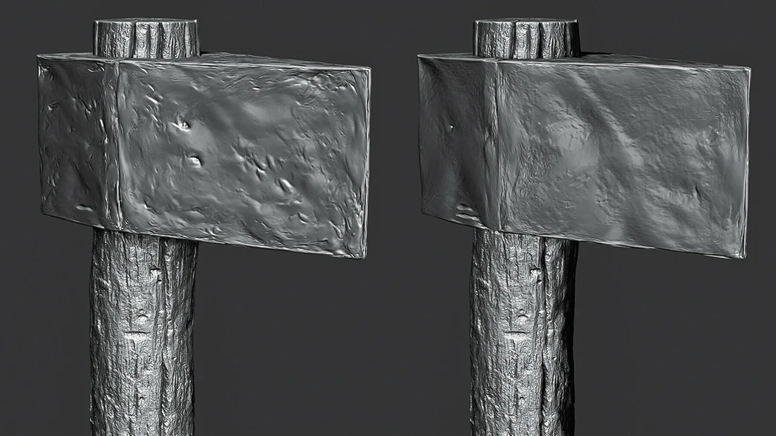Metal Surface Alphas for ZBrush (Normal Map, 2K, Tileable) preview 1