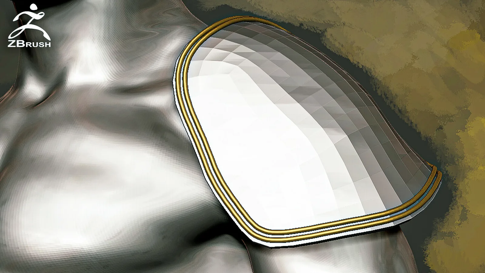 Armor Trim Brush for ZBrush preview 3