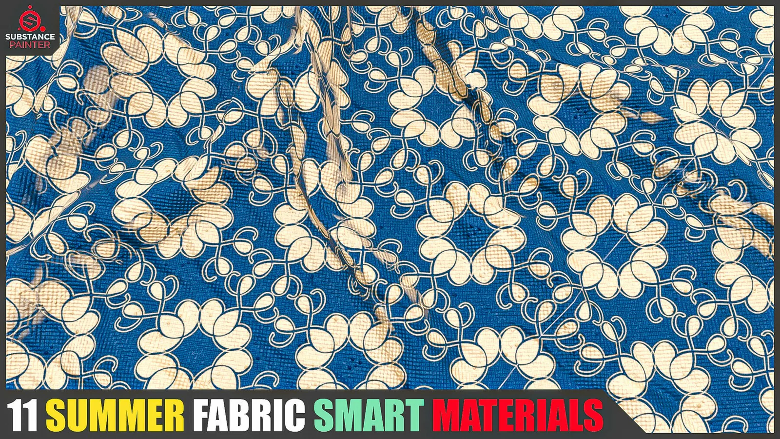 11 Summer Fabric Smart Materials (Substance Painter) preview 1