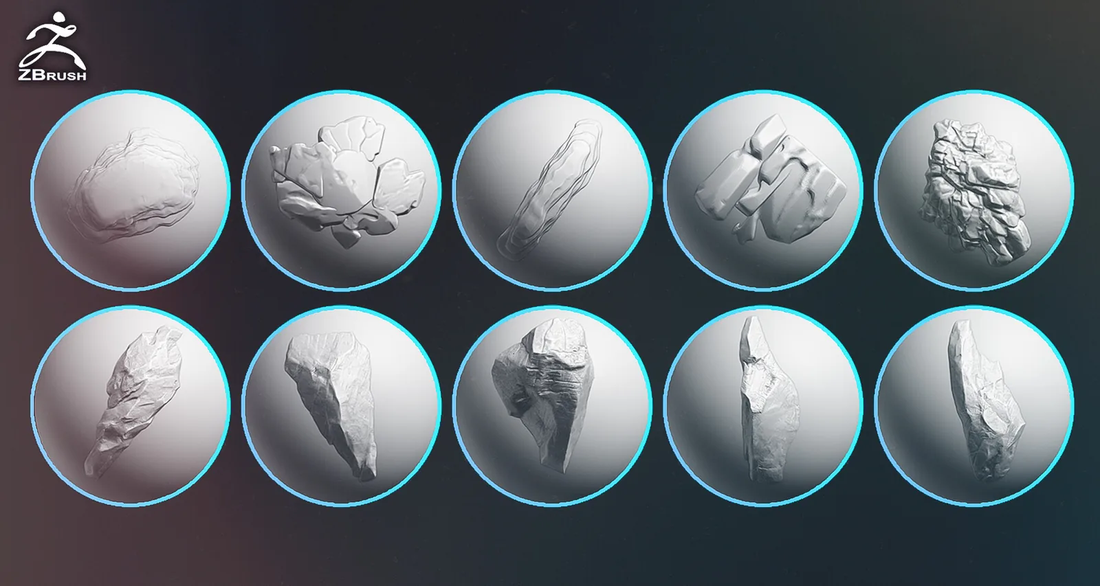 30 Rock VDM Brushes for ZBrush preview 1