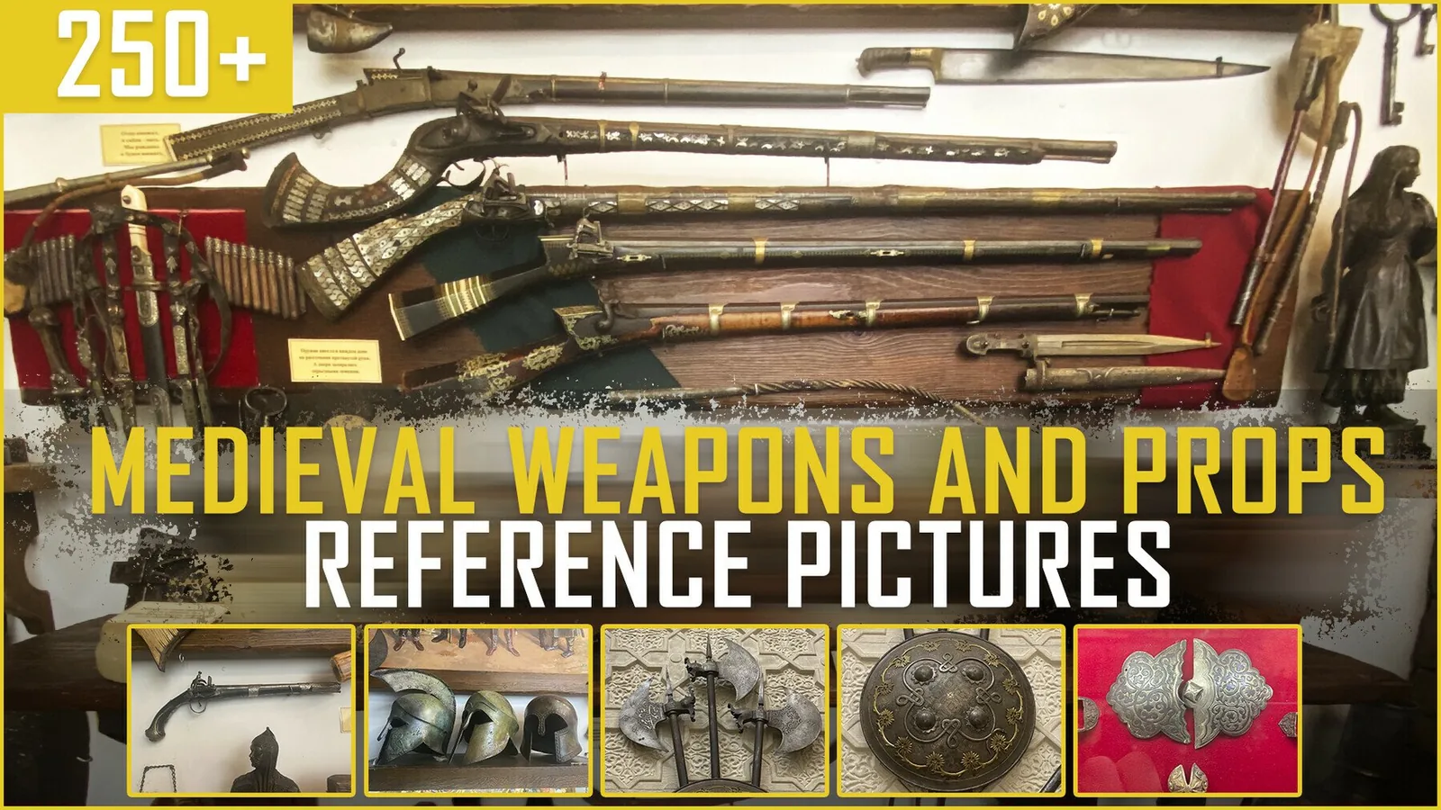 250+ Medieval Weapons and Props Reference Pictures preview
