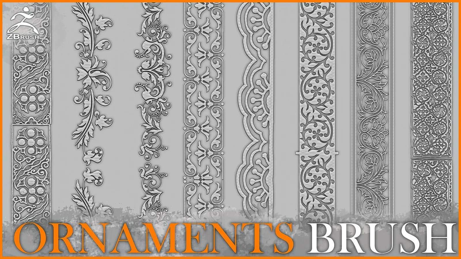 100+ Brushes Ornaments Bundle for ZBrush preview 2