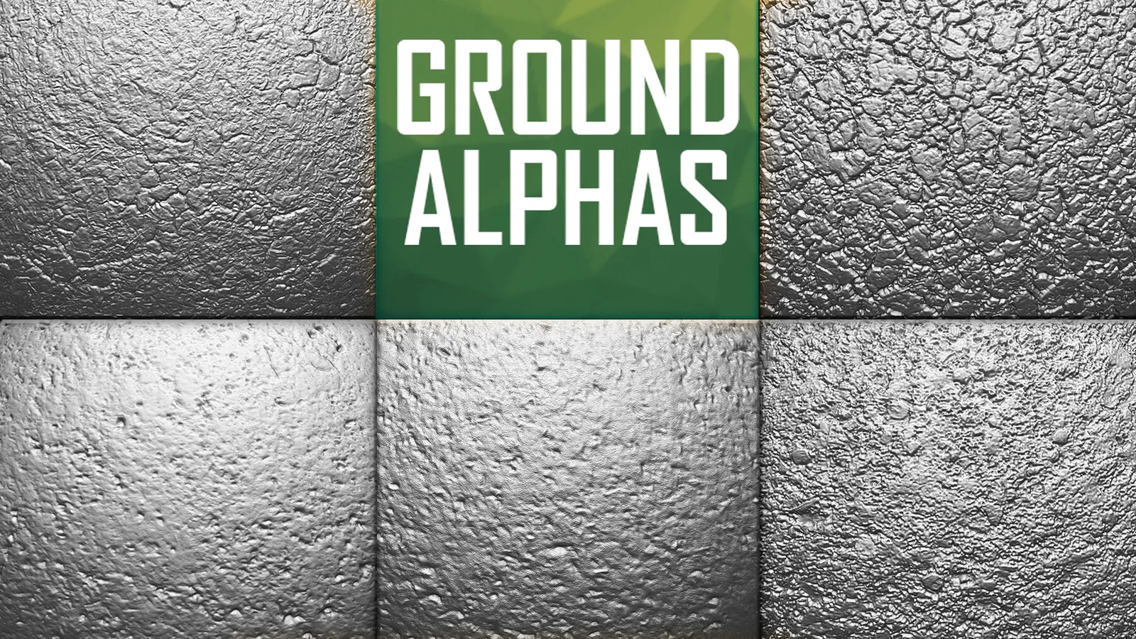 20 Ground Alphas vol.4 for ZBrush, Blender (2K, PNG) preview 3
