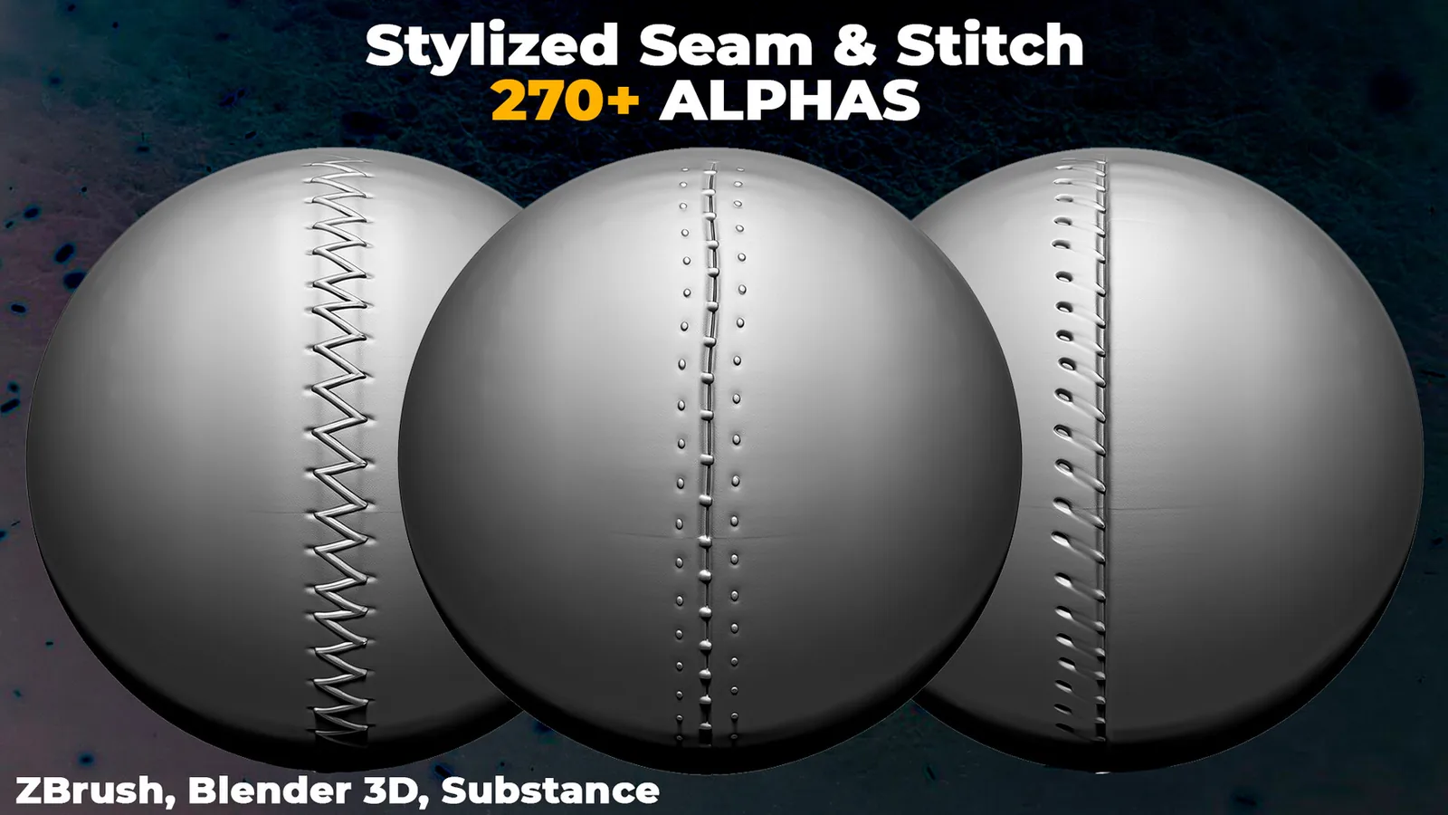 Stylized Seam & Stitch Alphas