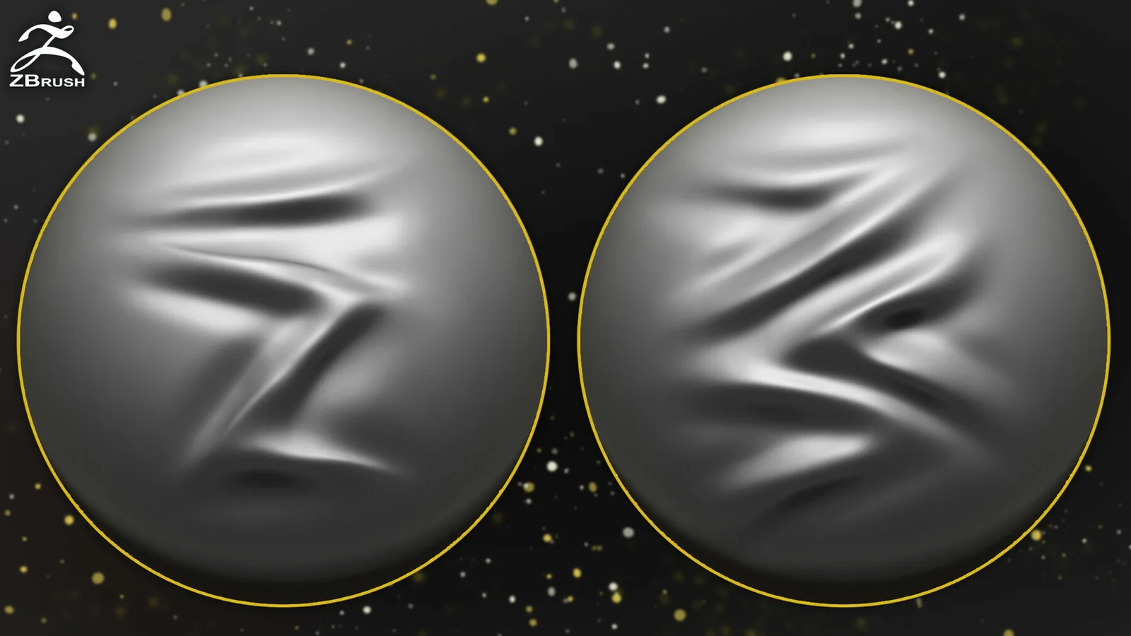 20 Folds Alphas for ZBrush preview 1