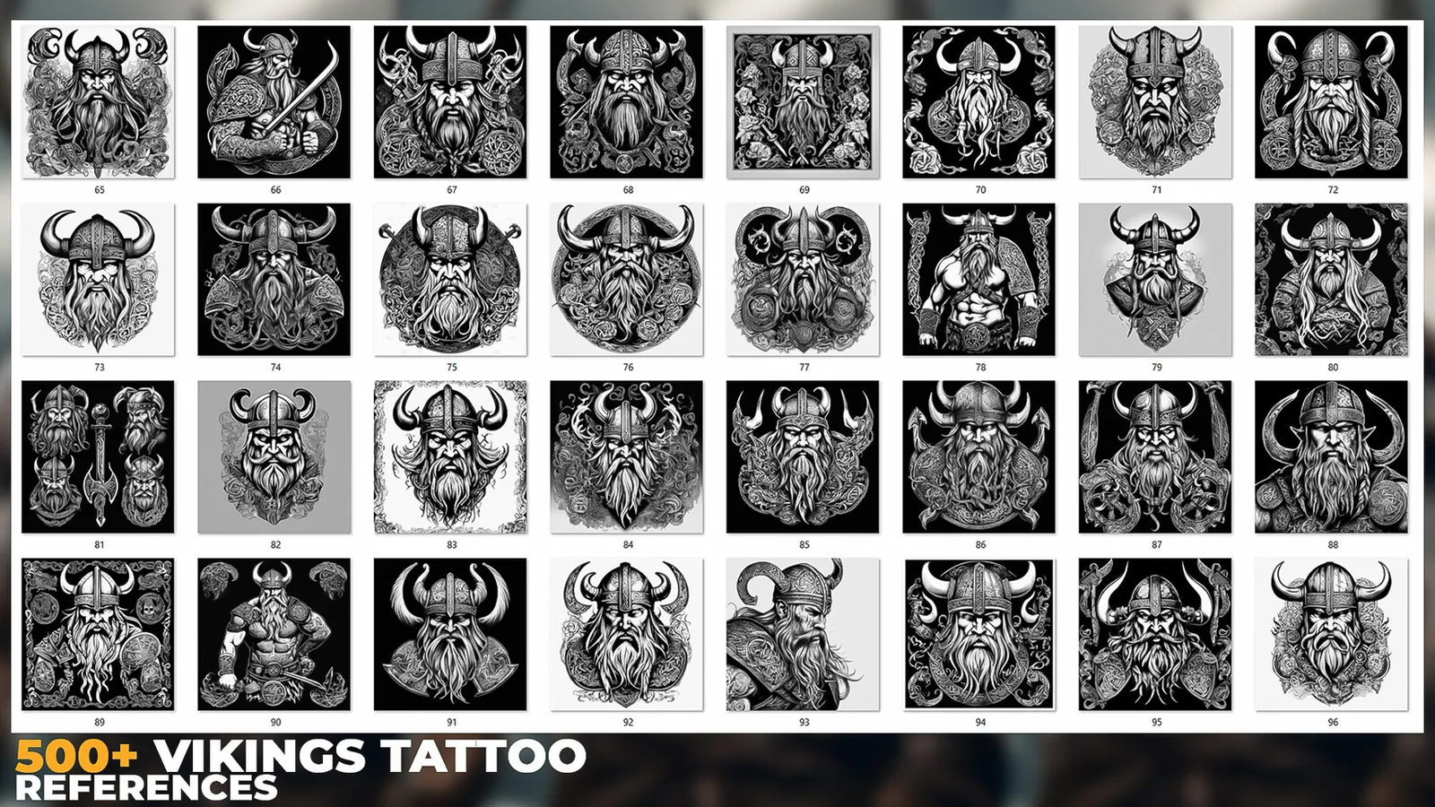 350+ Vikings Tattoo References preview 2