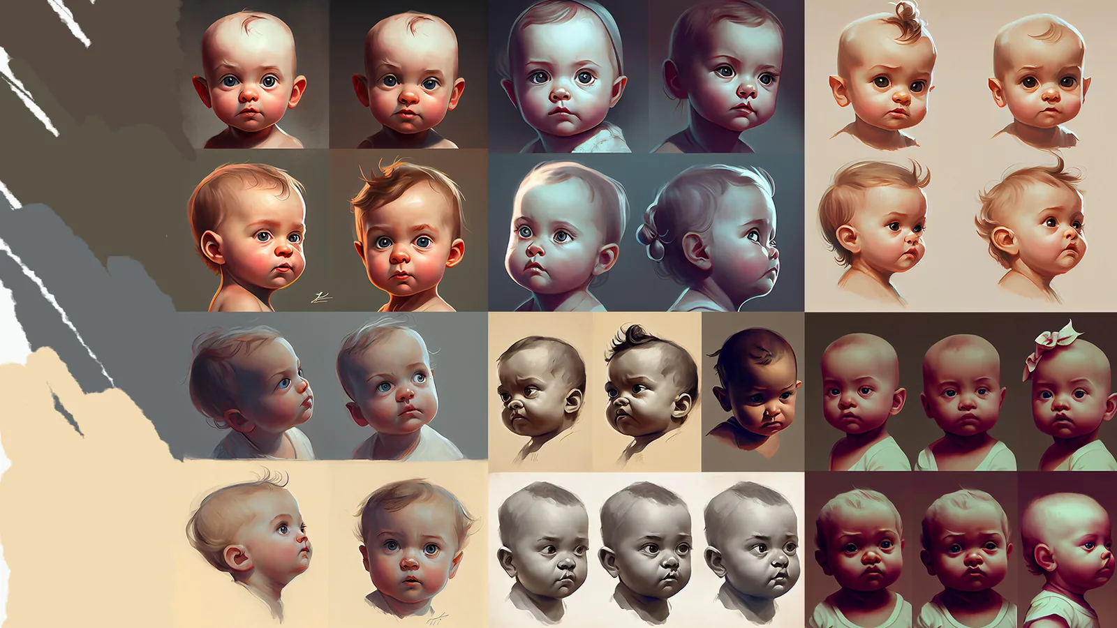 100+ Male, Female, Baby Portraits Reference Pictures preview 2