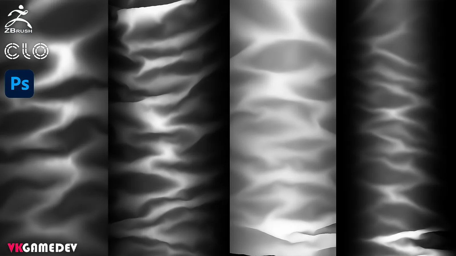 TUTORIAL - How To Make Memory Folds Alphas?! Bonus - 37 Alphas for ZBrush. preview 2