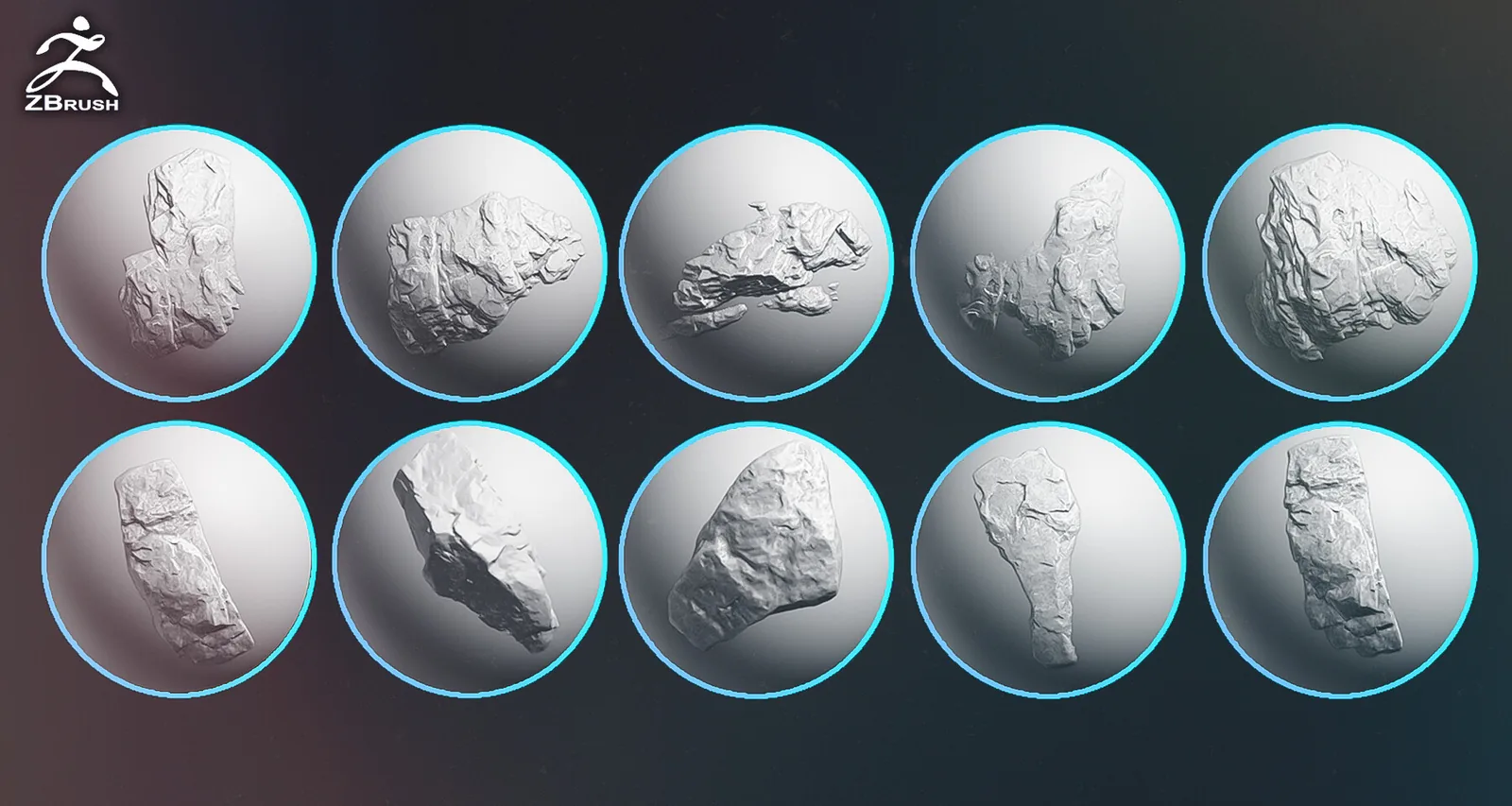 30 Rock VDM Brushes for ZBrush preview 3