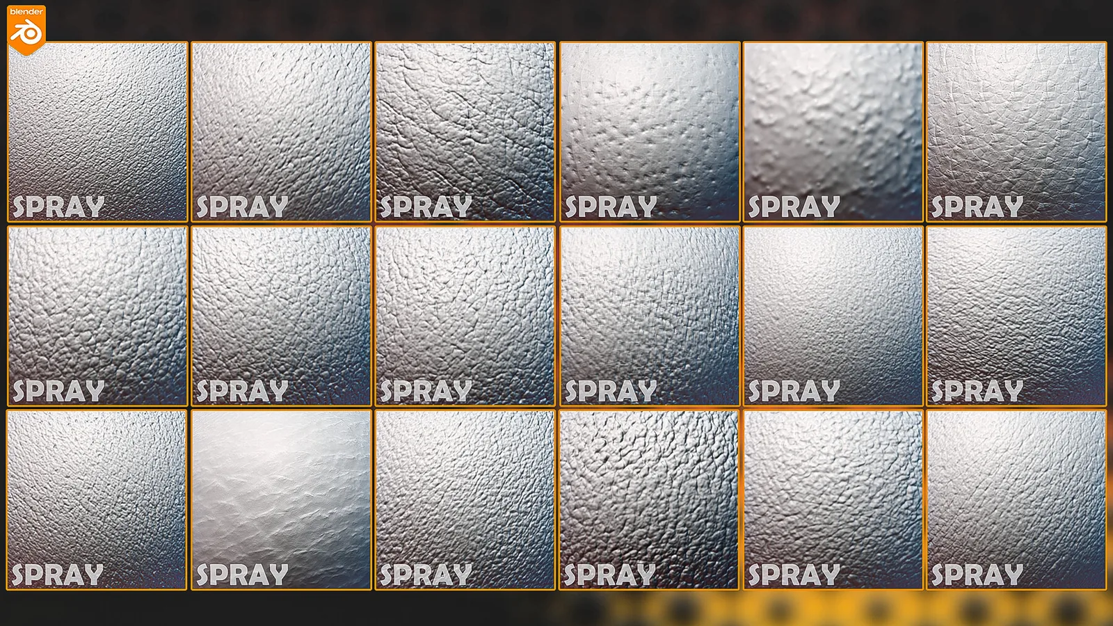 Blender Skin Sculpting Brushes. Asset Browser. preview 3