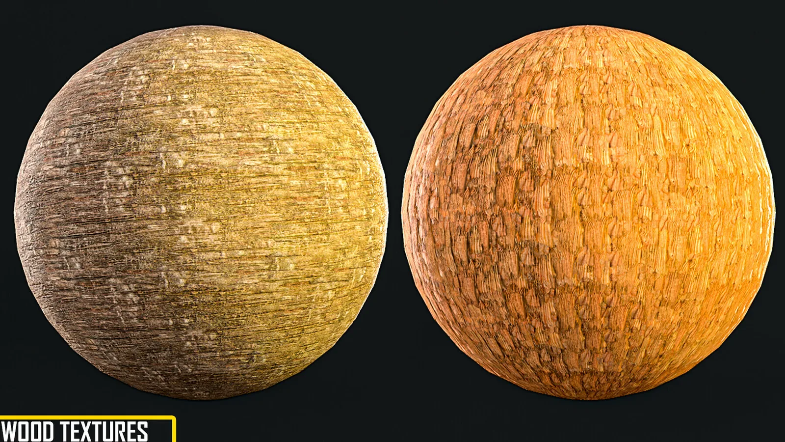 Wood Textures (PNG, 2K, Tileable) preview 1