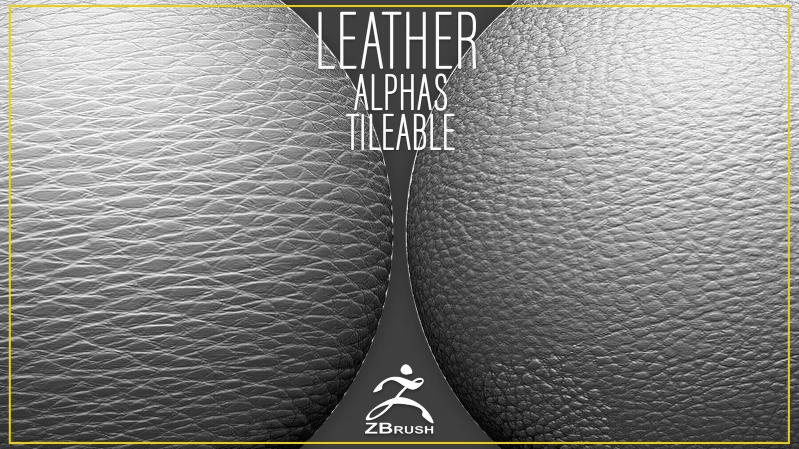 30 Leather Alphas Vol.7 (ZBrush, Substance, 2K)