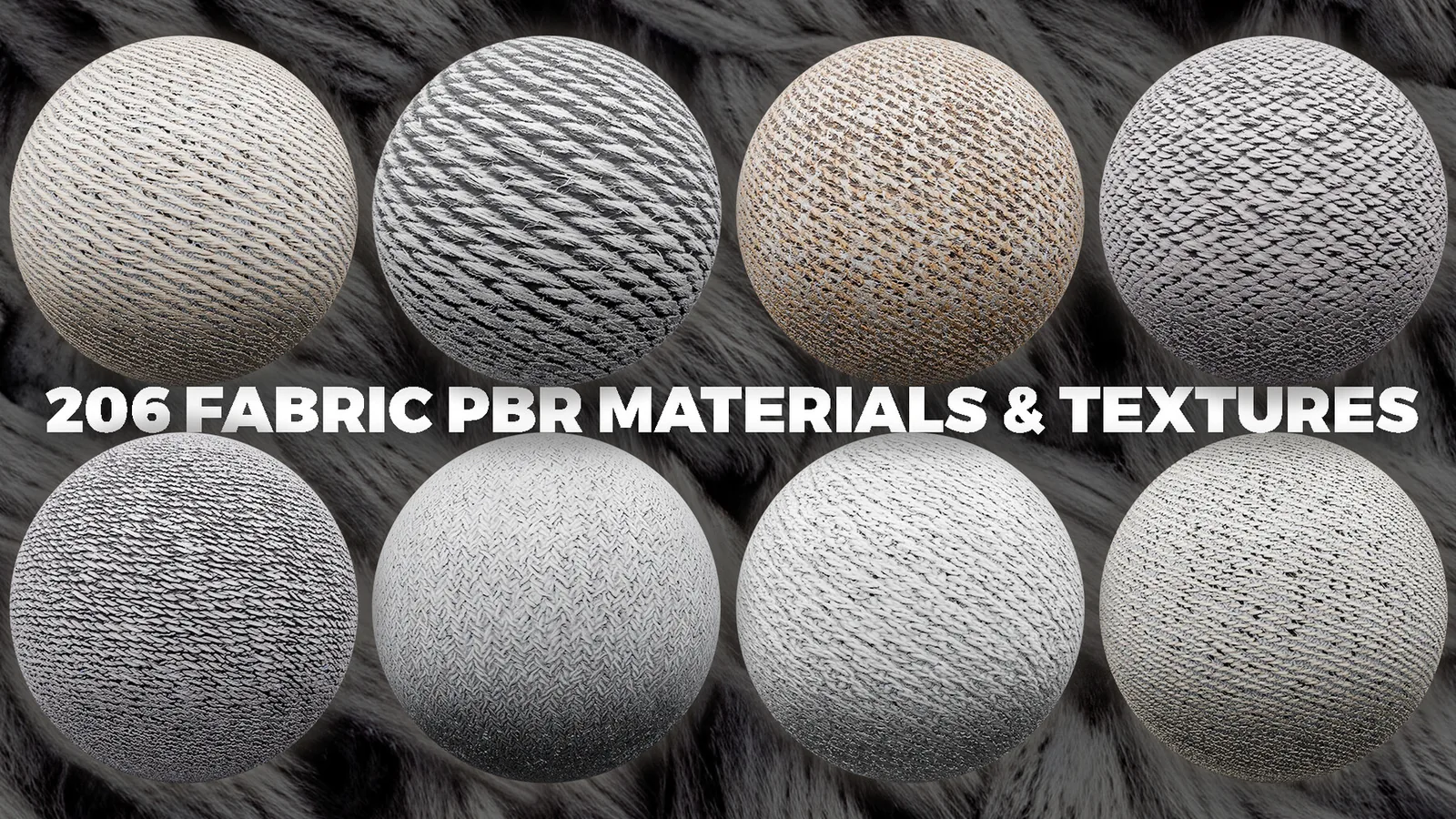 Seamless Fabric Materials & PBR Texture Library for Blender preview