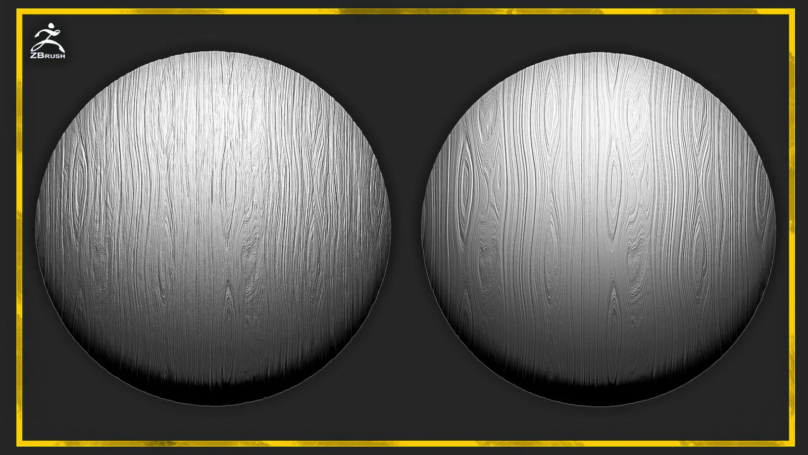 20 Wood Tileable Alphas Vol.4 (ZBrush, Substance) preview 1