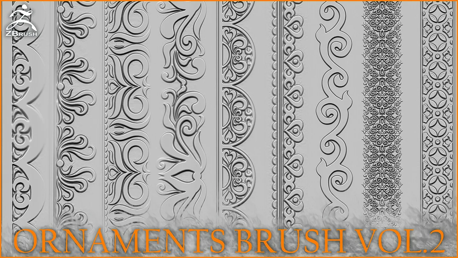 Ornaments Brush for ZBrush vol.2 preview