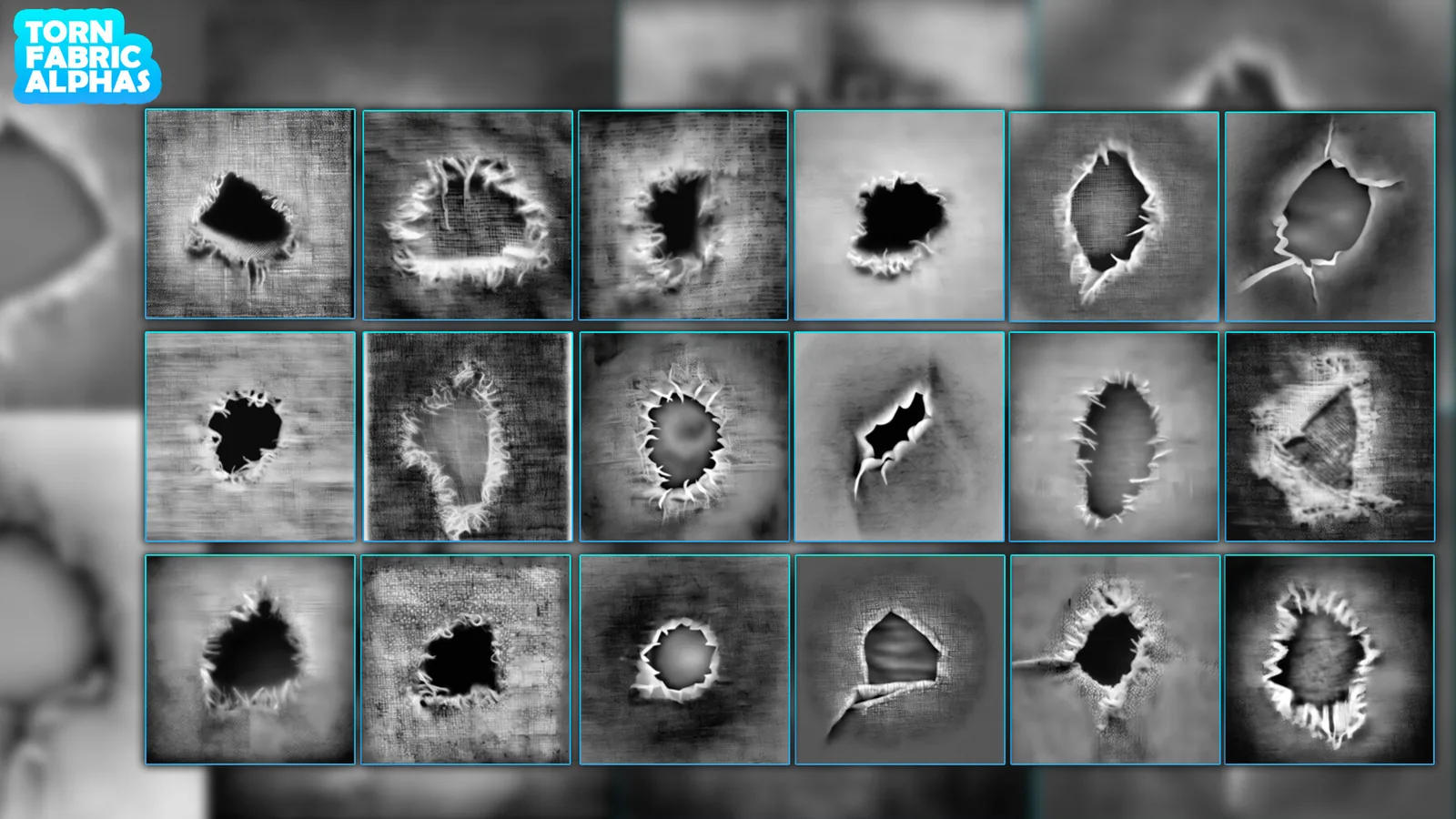 Torn Fabric Alphas preview 2