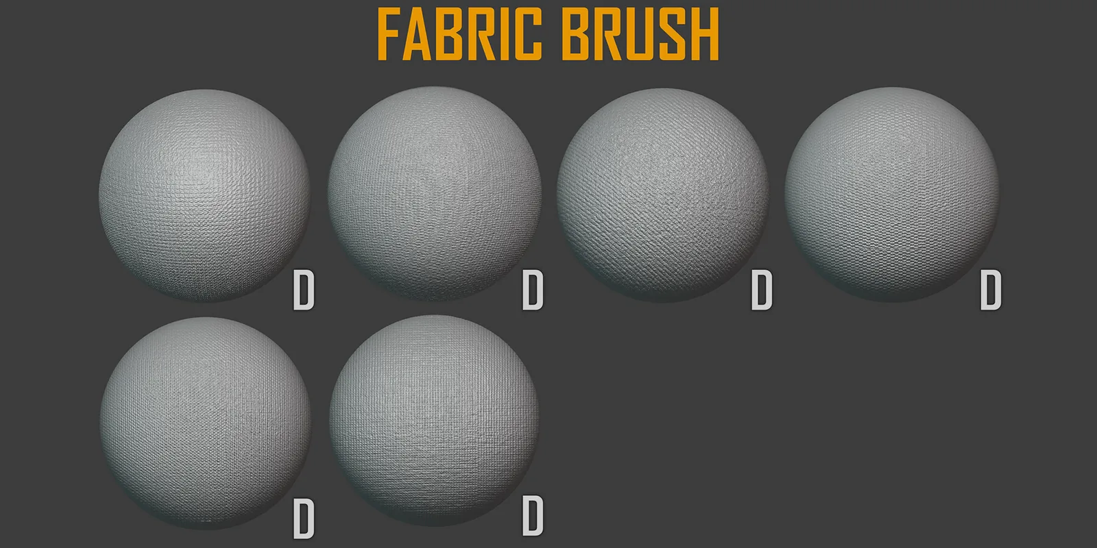 Blender Fabric Brushes. 90+ Sculpting Brushes. Asset Browser. preview 2