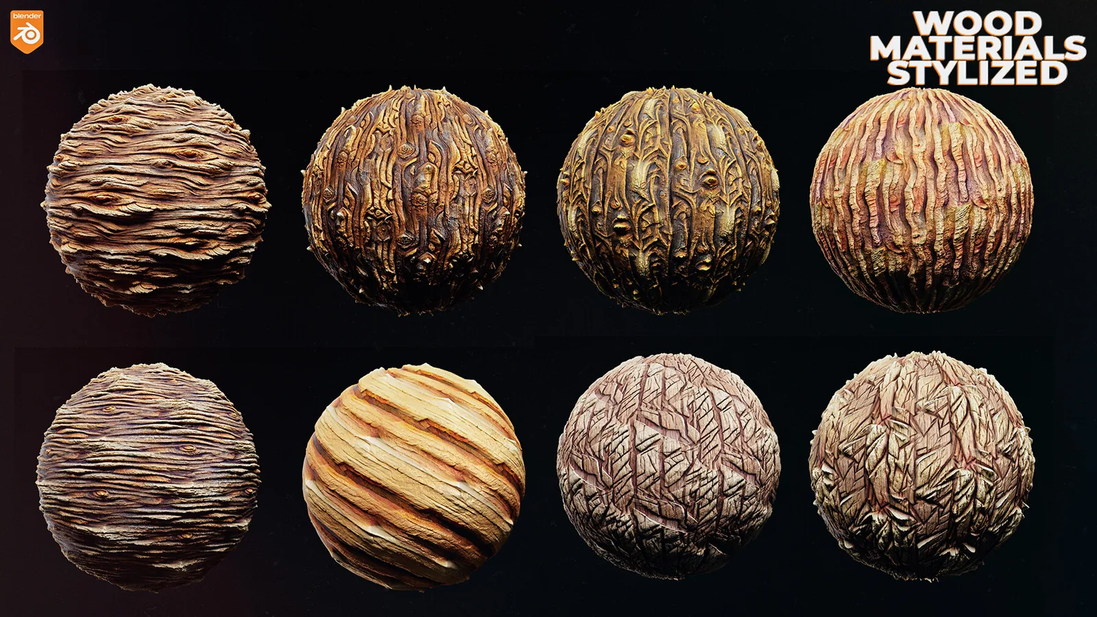 Wood Materials For Blender (Cycles, Eevee) preview 2