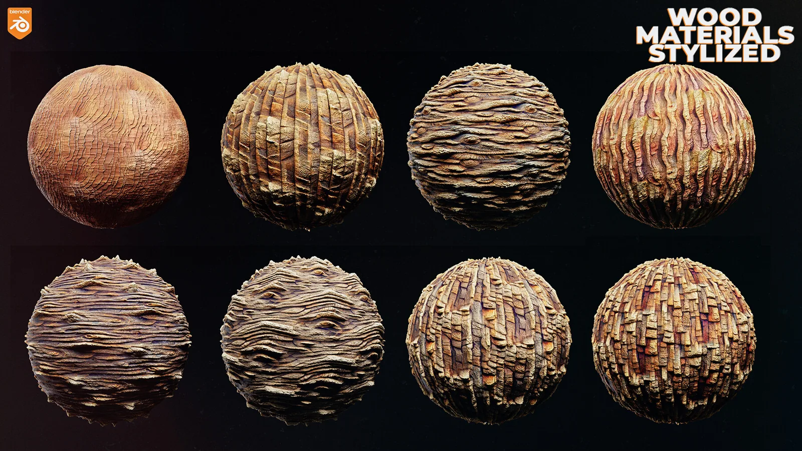 Wood Materials For Blender (Cycles, Eevee) preview 3
