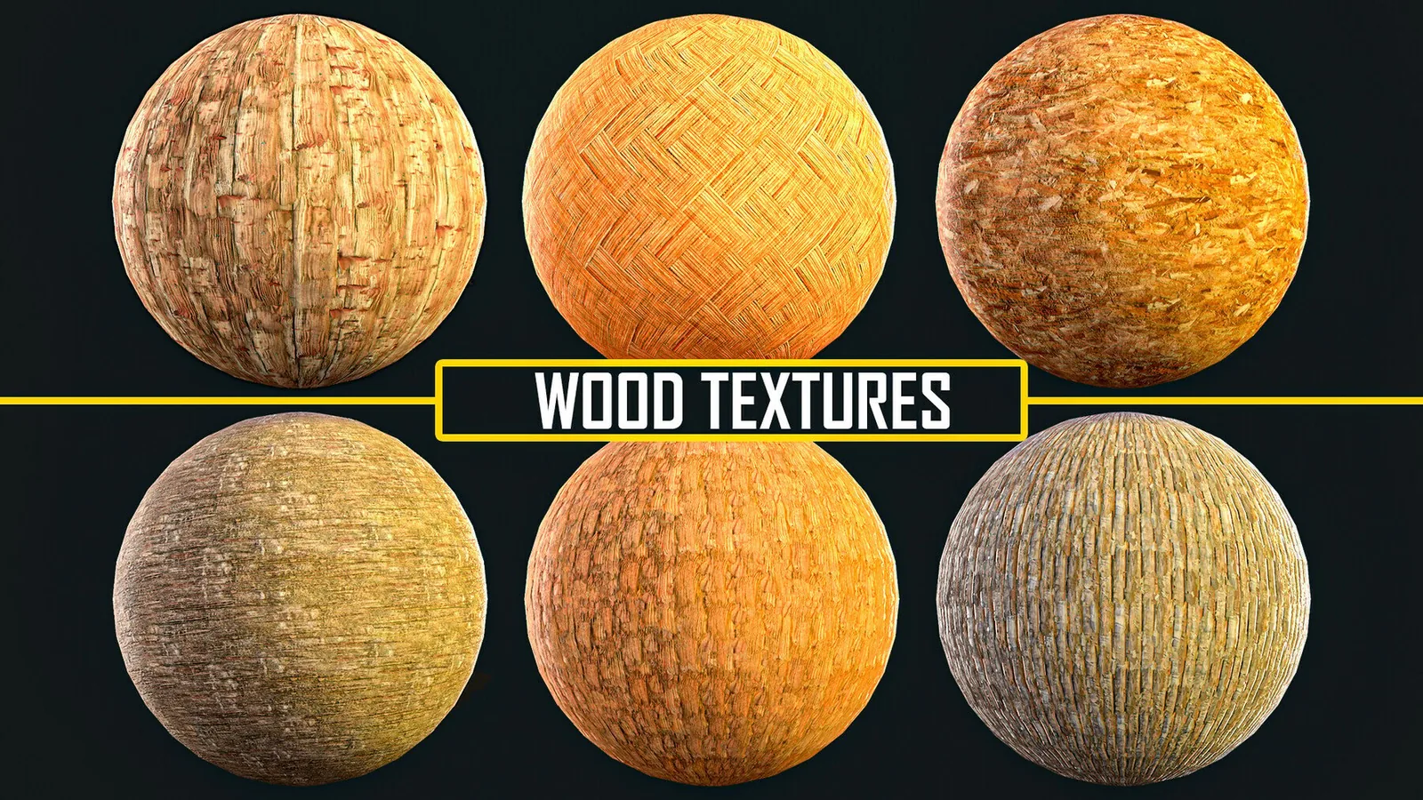 Wood Textures (PNG, 2K, Tileable) preview