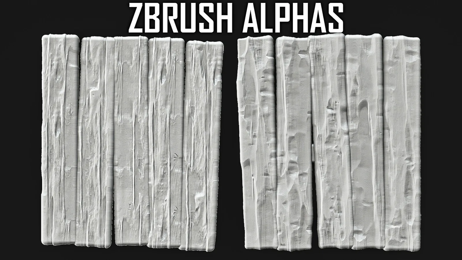 Wood Tileable Alphas Vol.6 (ZBrush, Substance) preview 1