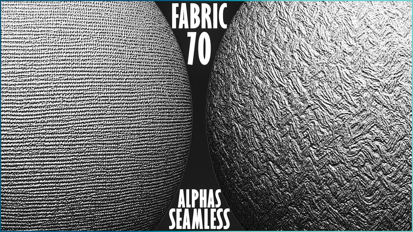 70 Fabric Tileable Alphas Vol.12 (ZBrush, Substance, Displacement Map) preview