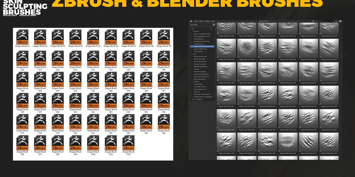 Dragon skin brushes main preview